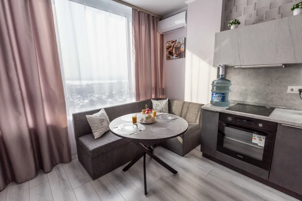 Квартира однокомнатная в Промышленном, 40 м², Самара — кухня, фото 2