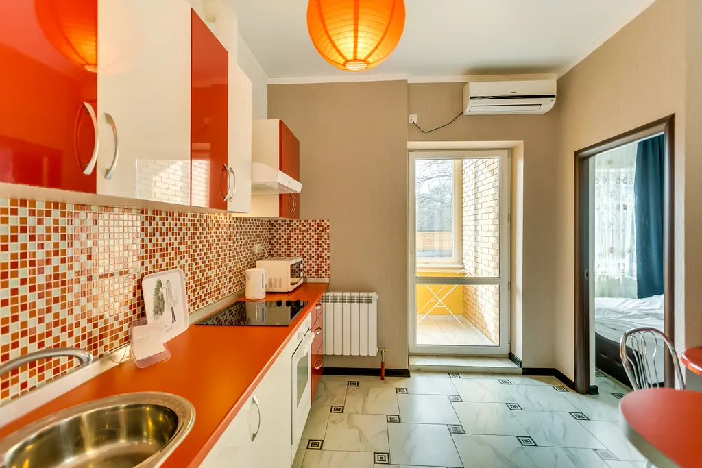 Квартира однокомнатная на улице Варфоломеева, 48 м², Ростов-на-Дону — кухня, фото 3