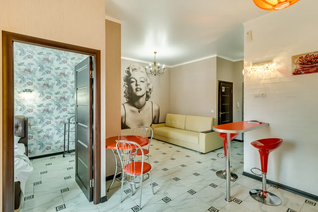 Квартира однокомнатная на улице Варфоломеева, 48 м², Ростов-на-Дону — спальня, фото 2
