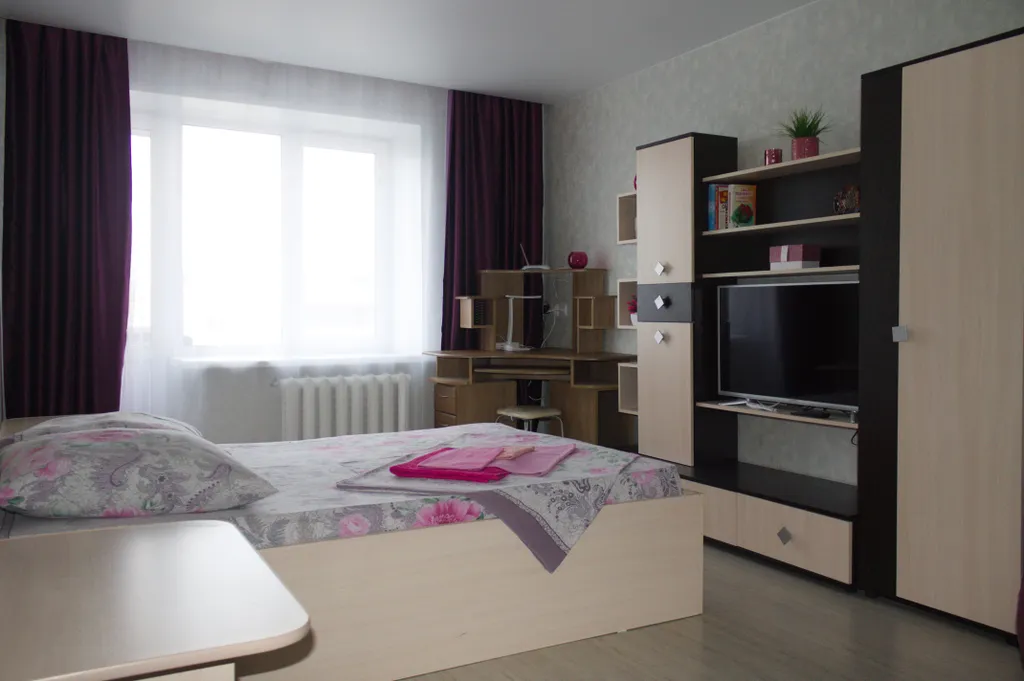 Квартира однокомнатная на улице Карякинской, 35 м², Рыбинск — спальня, фото 4