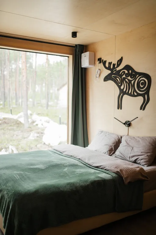 Дом модульный с панорамным окном