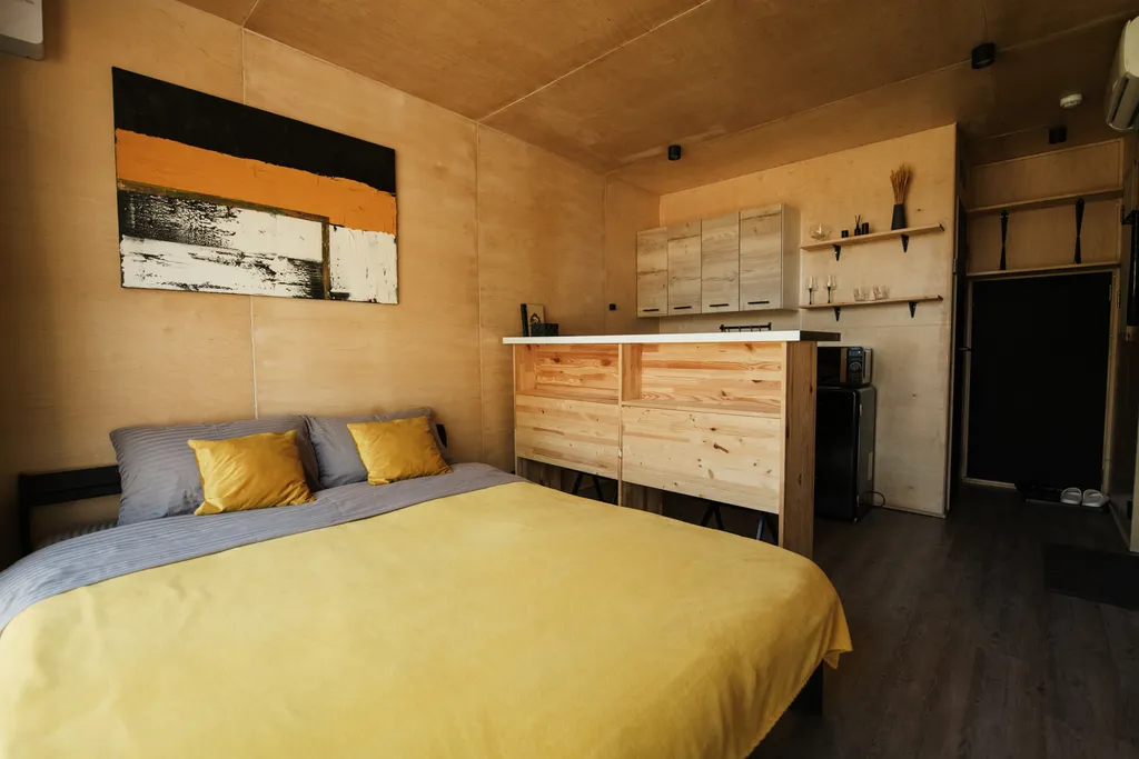 Дом модульный с панорамным окном