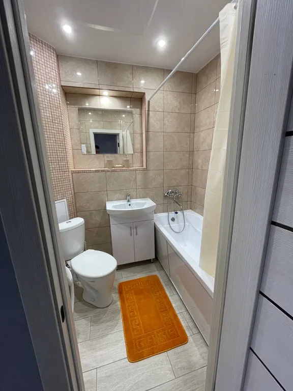 Квартира однокомнатная в Дзержинском, 40 м², Волгоград — ванная комната