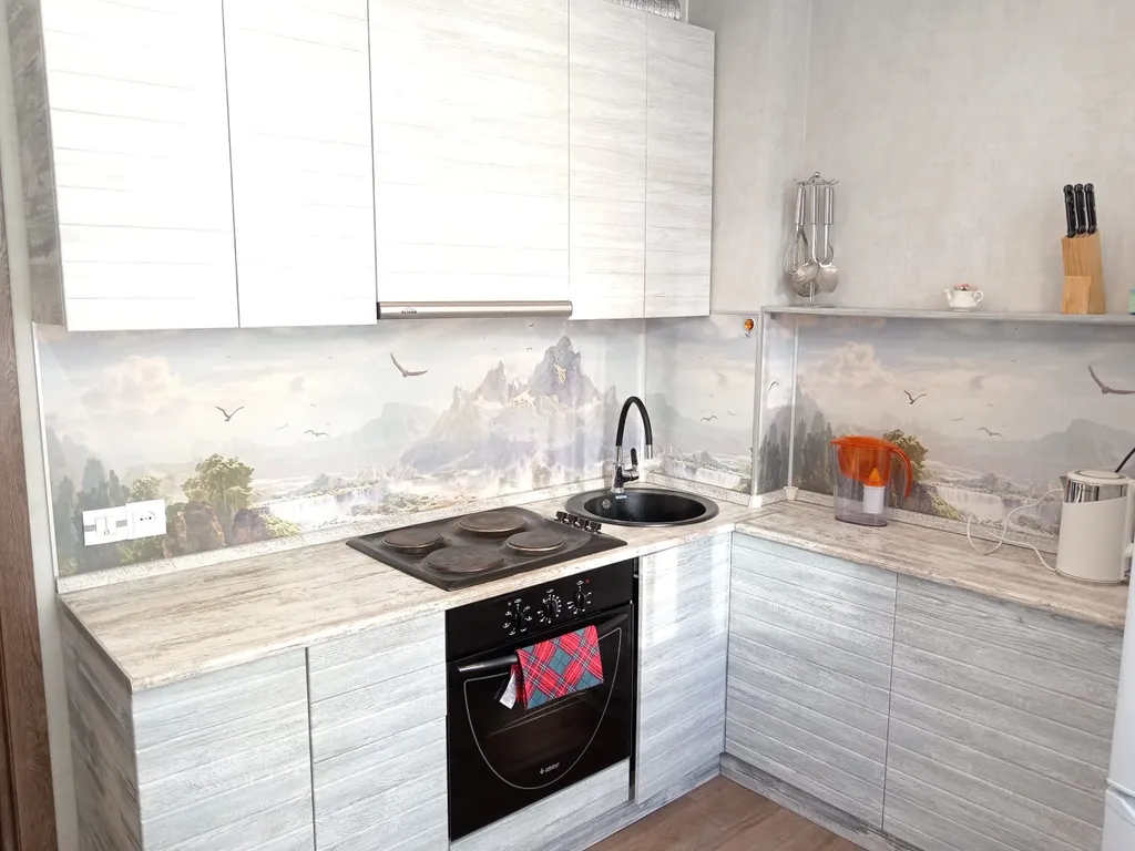 Квартира однокомнатная у Гагаринской, в Октябрьском, 40 м², Самара — кухня