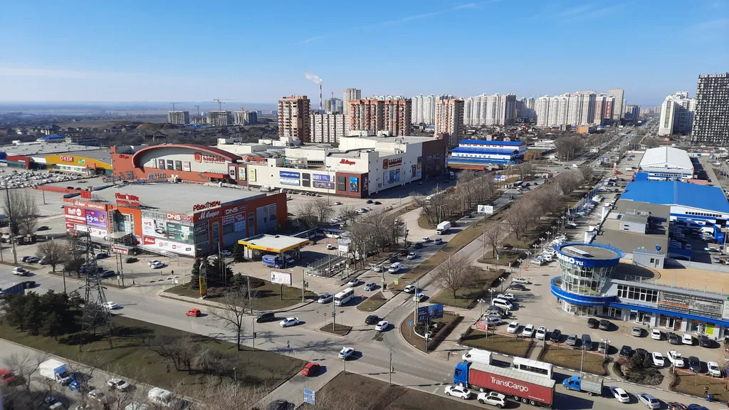Апартаменты однокомнатные на улице Малиновского, 47 м², Ростов-на-Дону — вид из окна, фото 2