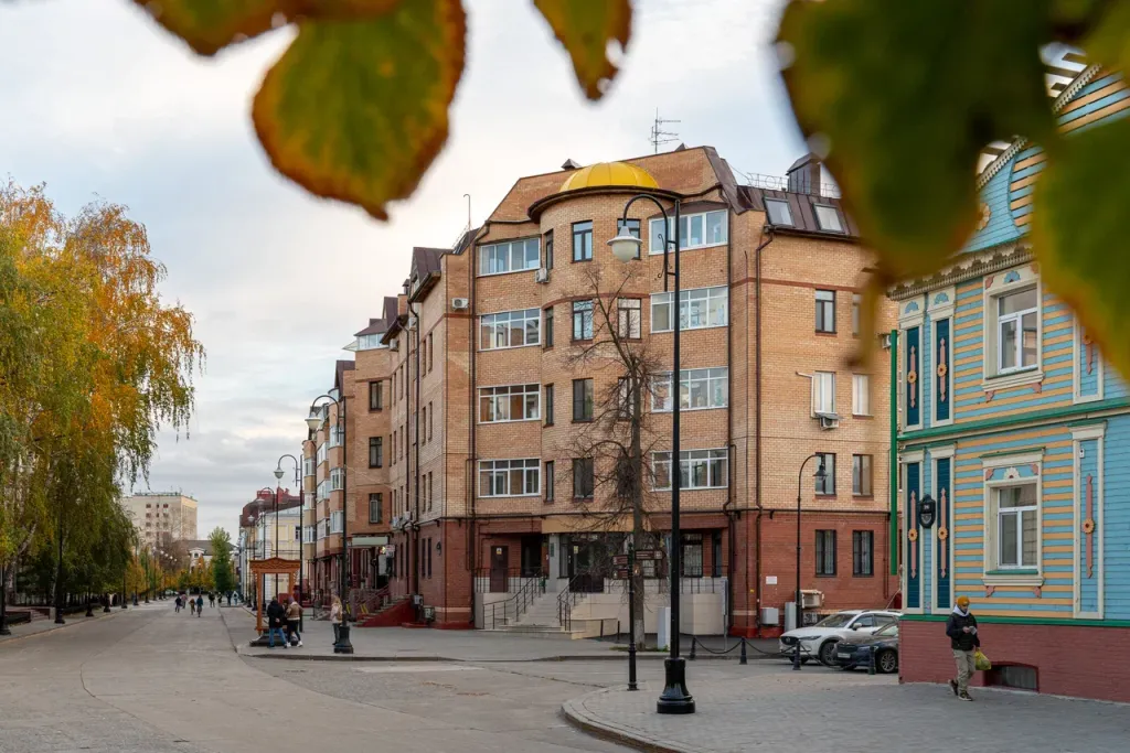 Студия однокомнатная у Площади Габдуллы Тукая, в Вахитовском, 37 м², Казань — двор
