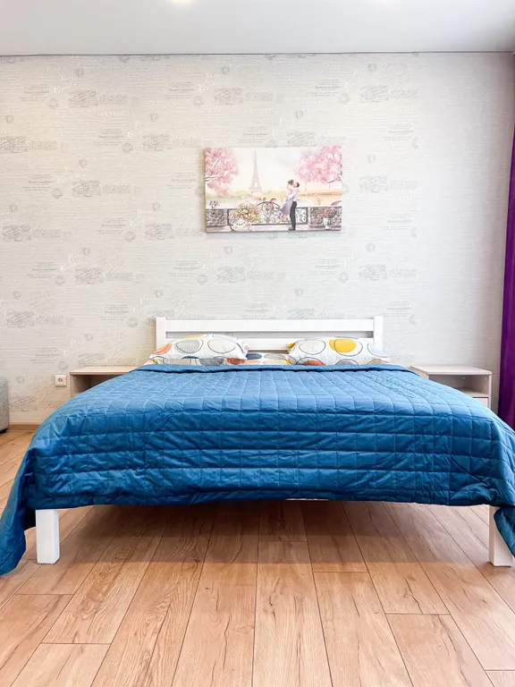 Студия однокомнатная в Октябрьском, 36 м², Иркутск — спальня, фото 5