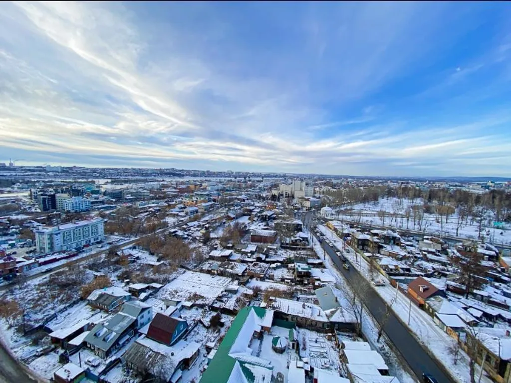 Студия однокомнатная в Октябрьском, 36 м², Иркутск — вид из окна, фото 4