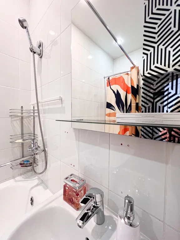 Студия однокомнатная в Октябрьском, 36 м², Иркутск — ванная комната, фото 4