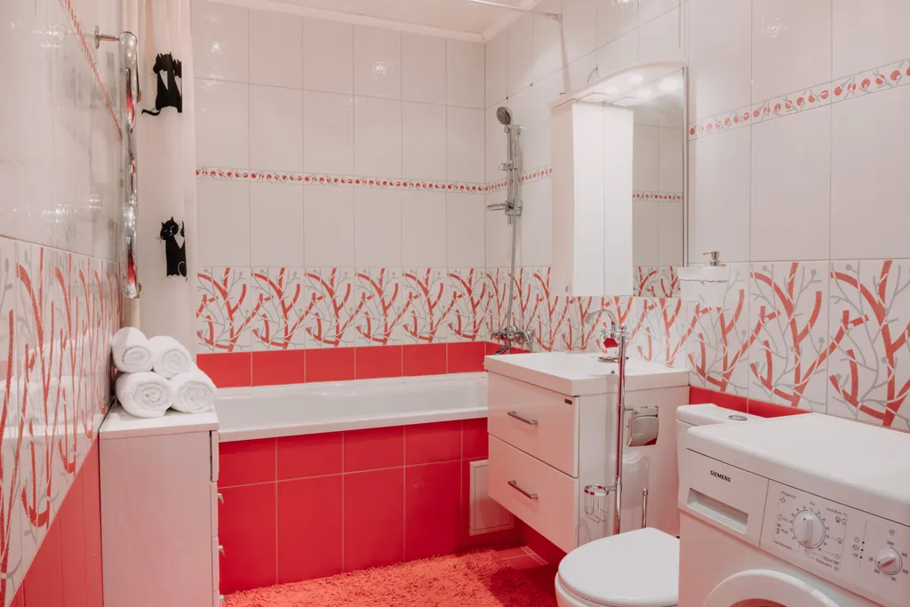 Апартаменты однокомнатные в Советском, 48 м², Красноярск — ванная комната, фото 4