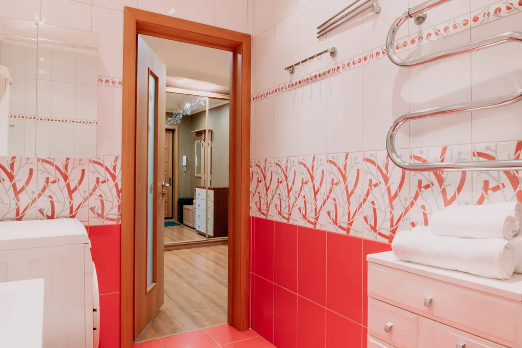 Апартаменты однокомнатные в Советском, 48 м², Красноярск — ванная комната, фото 7