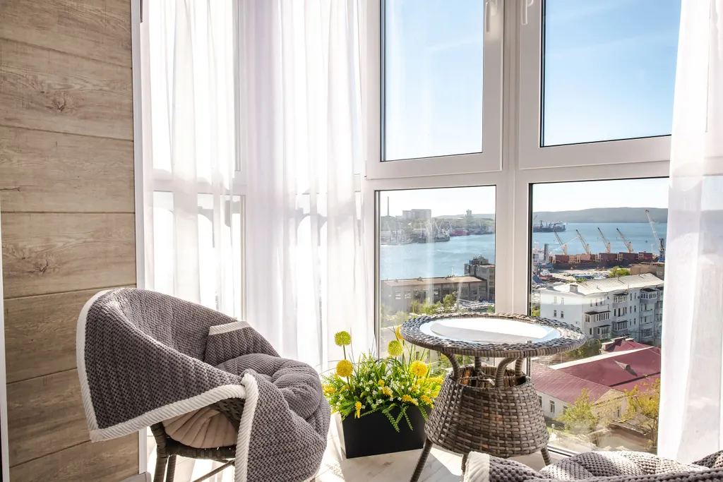 Квартира двухкомнатная в Фрунзенском, 43 м², Владивосток — фото 4