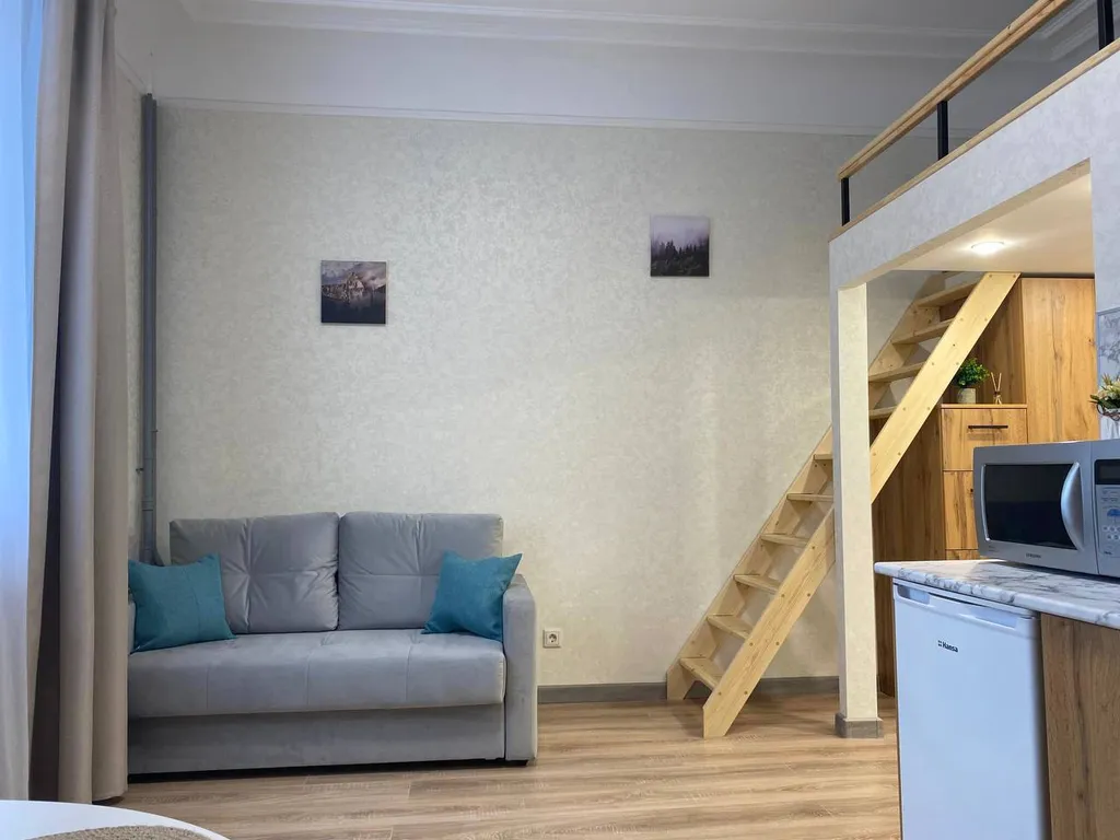 Квартира однокомнатная на улице Московской, 30 м², Киров — спальня