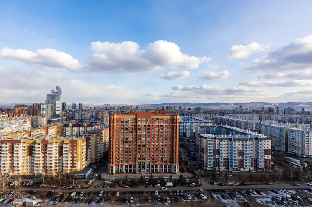 Квартира двухкомнатная в Советском, 60 м², Красноярск — вид из окна