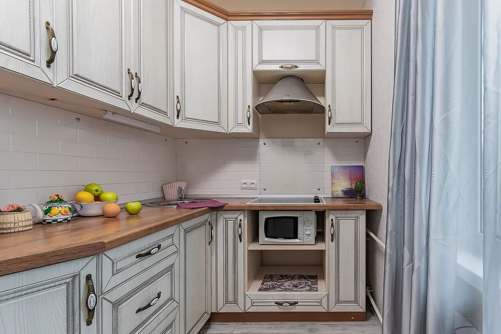 Квартира однокомнатная у Буревестника, в Мещерке, 32 м², Нижний Новгород — кухня, фото 4
