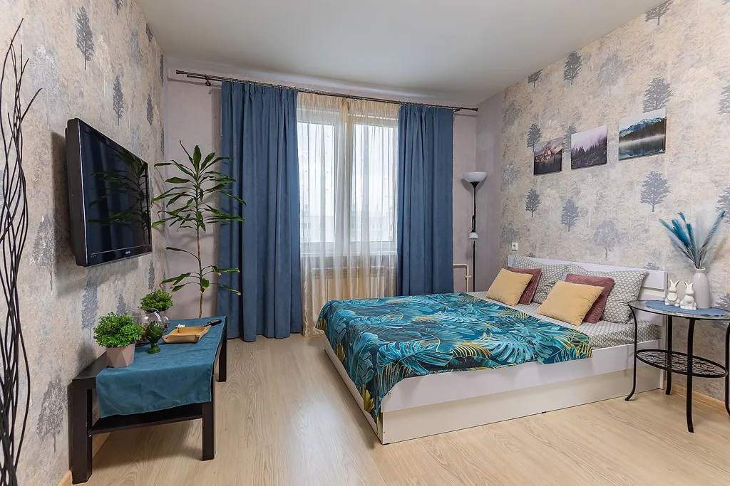 Квартира однокомнатная у Буревестника, в Мещерке, 32 м², Нижний Новгород — спальня, фото 2