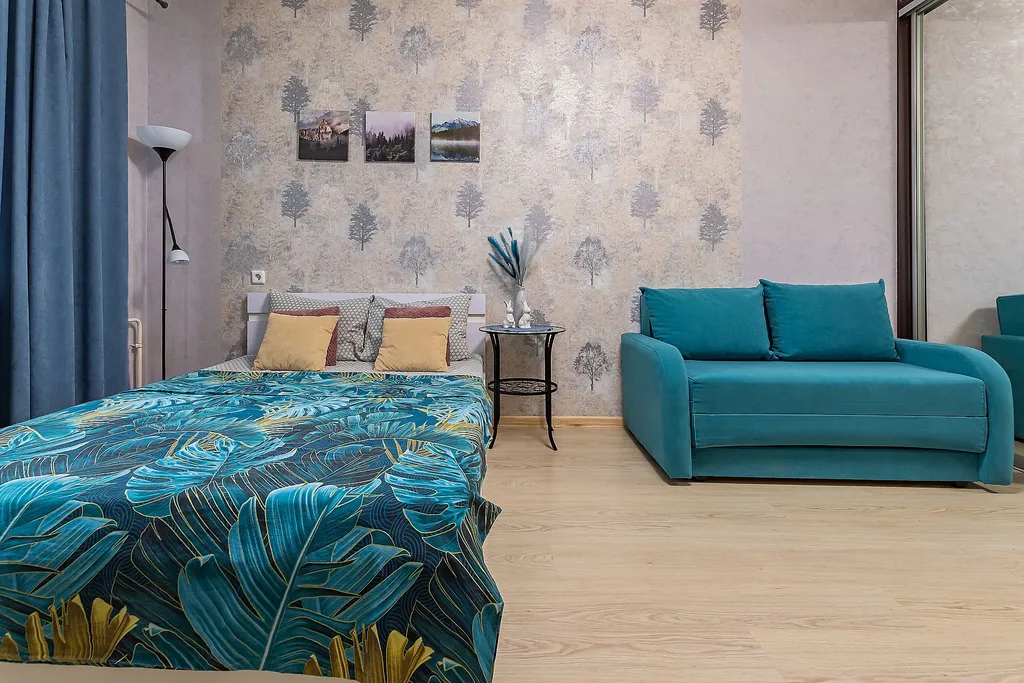 Квартира однокомнатная у Буревестника, в Мещерке, 32 м², Нижний Новгород — спальня, фото 4