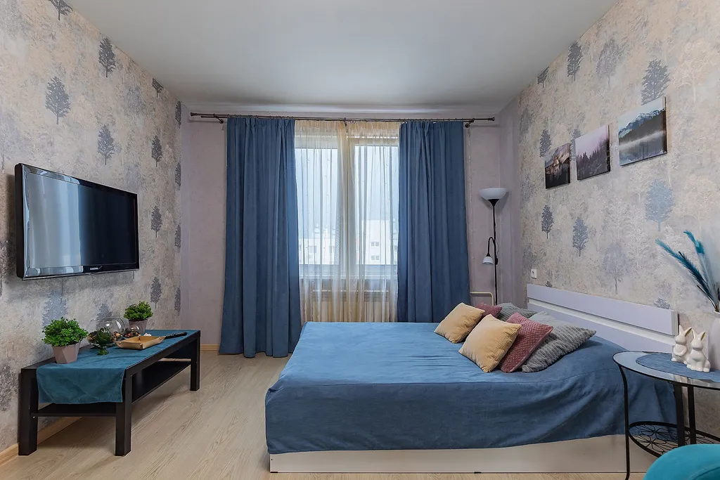Квартира однокомнатная у Буревестника, в Мещерке, 32 м², Нижний Новгород — спальня, фото 5