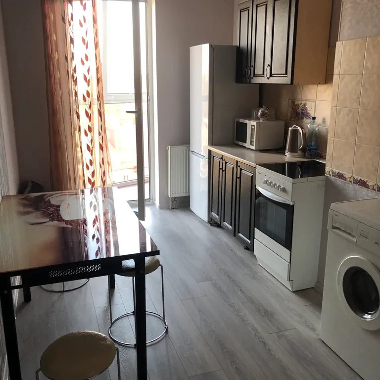Квартира однокомнатная в Московском, 36 м², Калининград — кухня