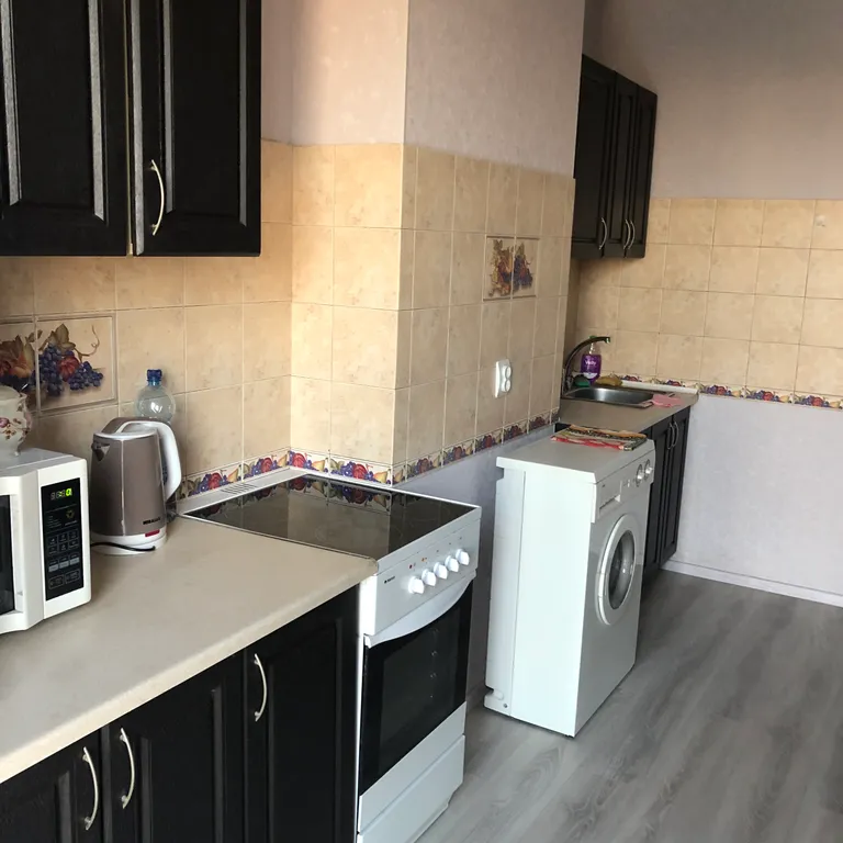 Квартира однокомнатная в Московском, 36 м², Калининград — кухня, фото 3