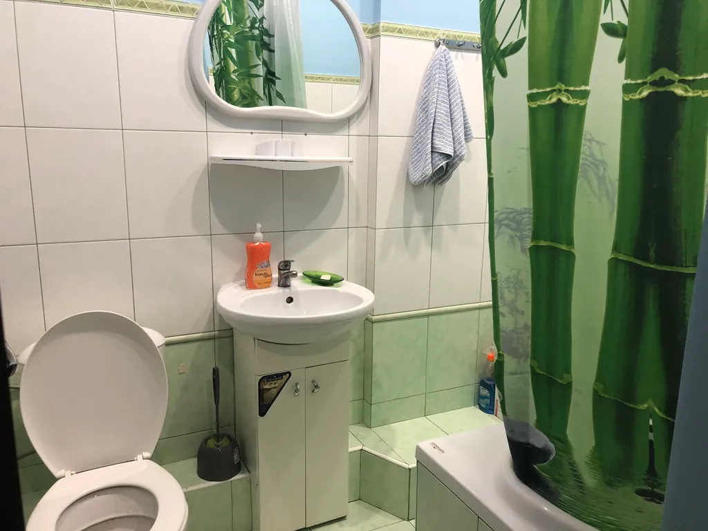 Квартира однокомнатная в Московском, 36 м², Калининград — ванная комната, фото 2