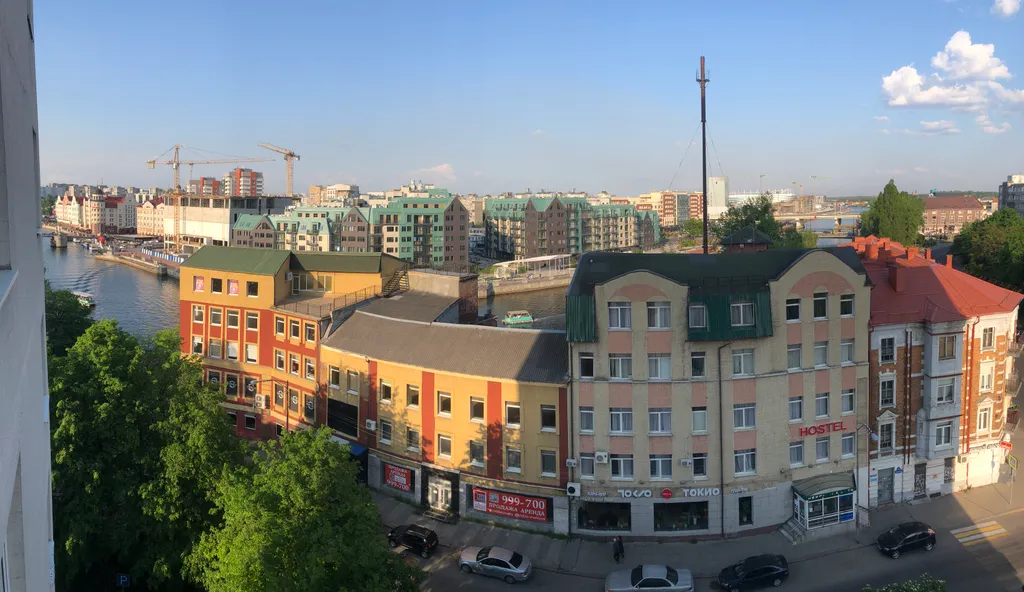Квартира однокомнатная в Московском, 36 м², Калининград — вид из окна, фото 4
