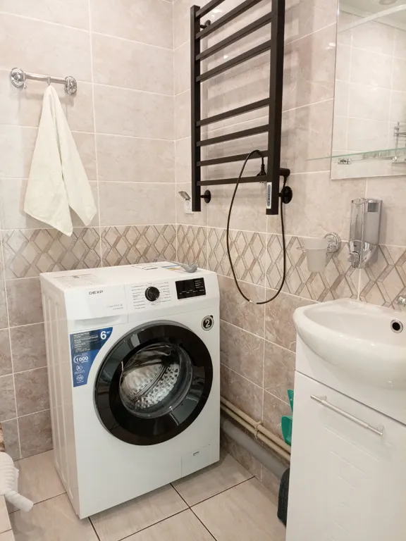 Квартира однокомнатная на улице Космонавтове, 30 м², Дивеево — ванная комната, фото 3