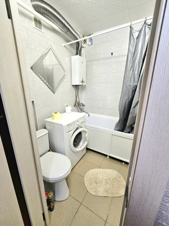 Квартира однокомнатная в Ворошиловском, 31 м², Волгоград — ванная комната, фото 2