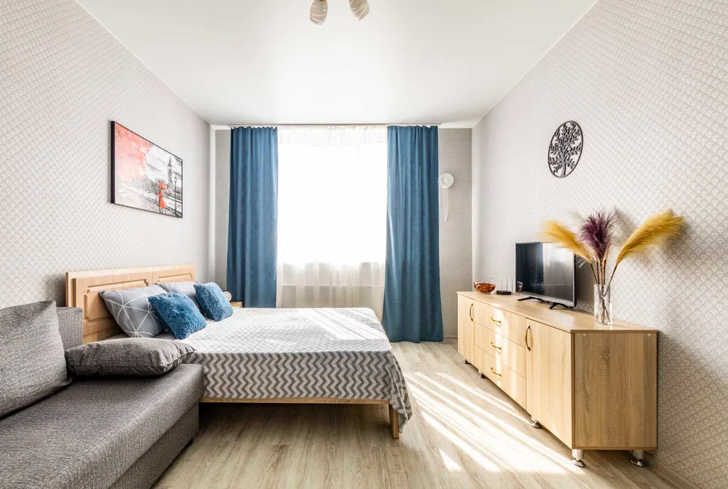 Квартира однокомнатная в Чкаловском, 39 м², Екатеринбург — спальня, фото 5