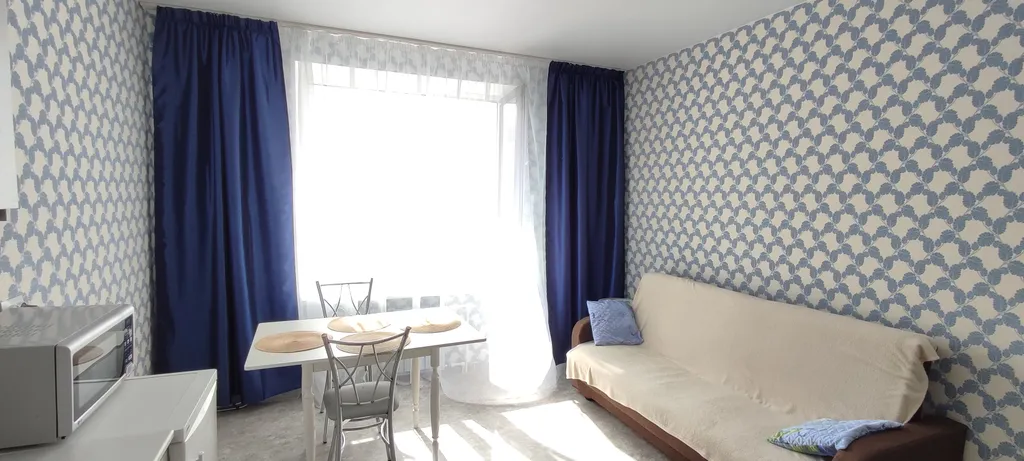 Квартира однокомнатная у Московской, в Октябрьском, 45 м², Самара — спальня, фото 7