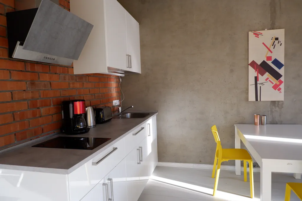 Студия однокомнатная у ЦСКА, в Хорошевском, 32 м², Москва — кухня, фото 2