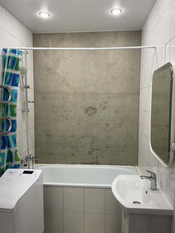 Студия однокомнатная у ЦСКА, в Хорошевском, 32 м², Москва — ванная комната