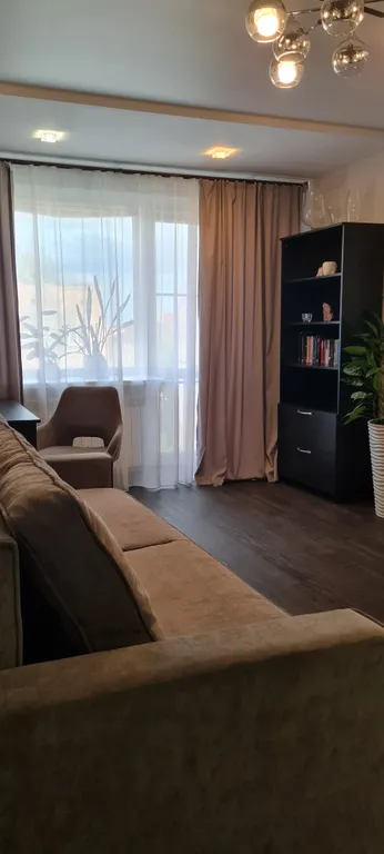 Квартира однокомнатная на улице Металлистове, 30 м², Псков — спальня, фото 2
