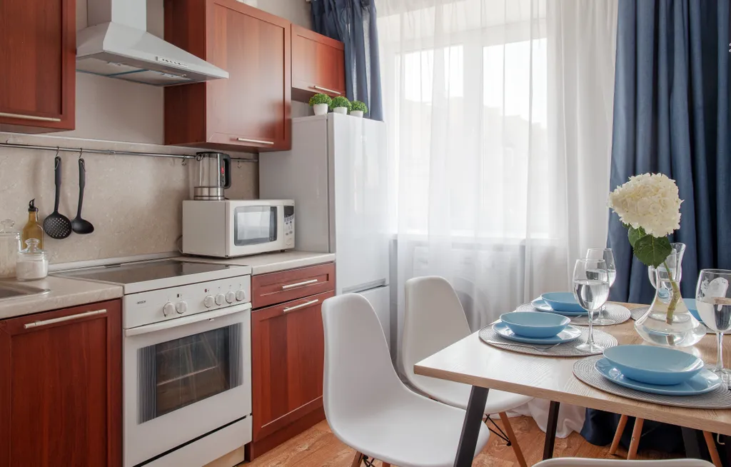 Квартира однокомнатная в Центральном, 38 м², Красноярск — кухня
