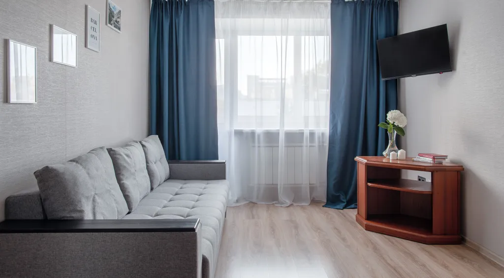 Квартира однокомнатная в Центральном, 38 м², Красноярск — спальня, фото 3