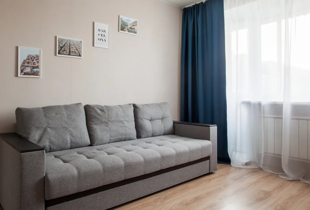 Квартира однокомнатная в Центральном, 38 м², Красноярск — спальня, фото 4