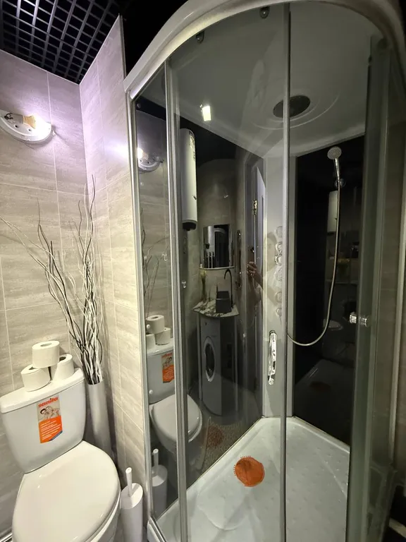 Квартира однокомнатная в Ново-Савиновском, 45 м², Казань — ванная комната, фото 3