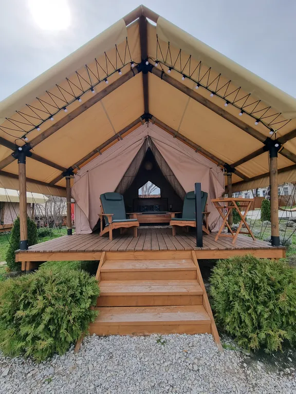 Эко-дом сафари тент