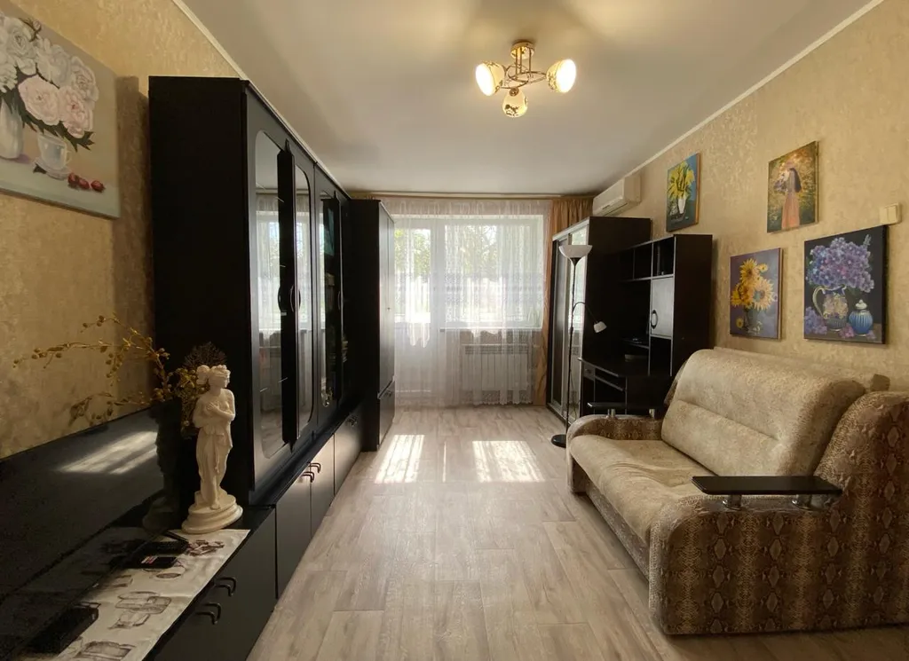 Квартира однокомнатная в Гагаринском, 36 м², Севастополь — спальня, фото 2