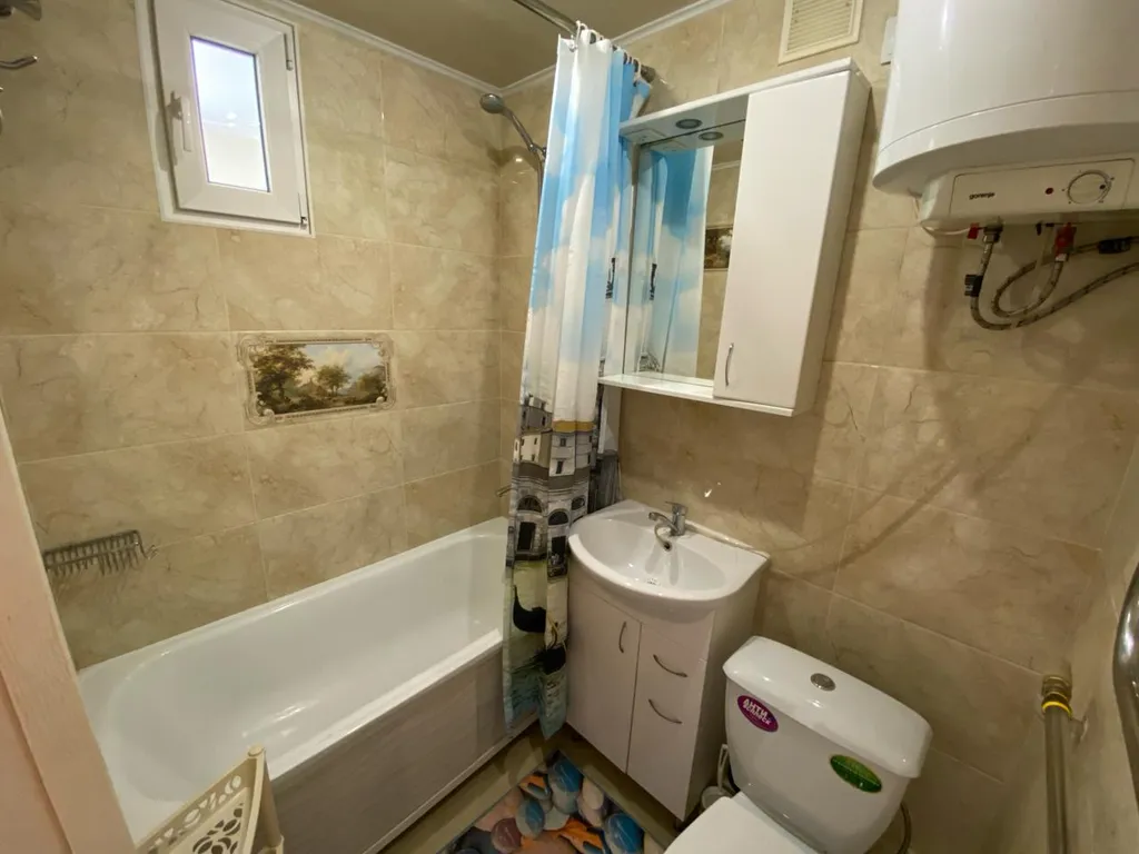 Квартира однокомнатная в Гагаринском, 36 м², Севастополь — ванная комната