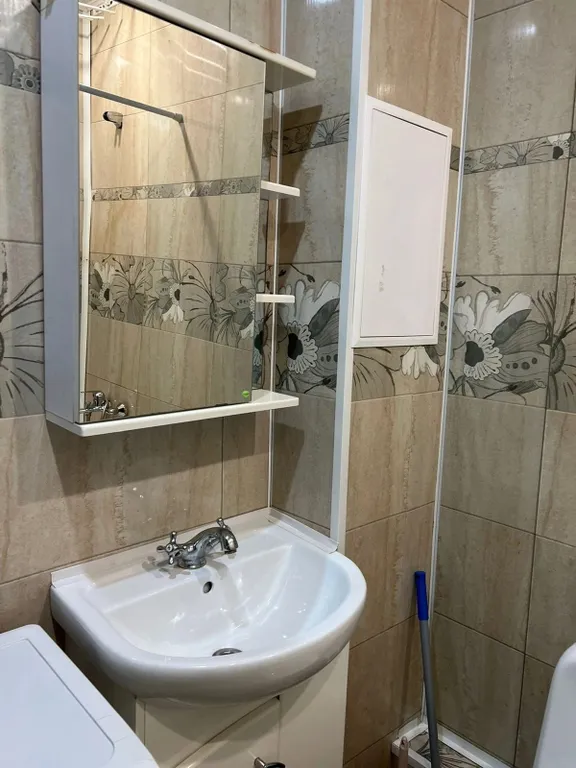 Студия однокомнатная на набережной Колмовской, 25 м², Великий Новгород — ванная комната