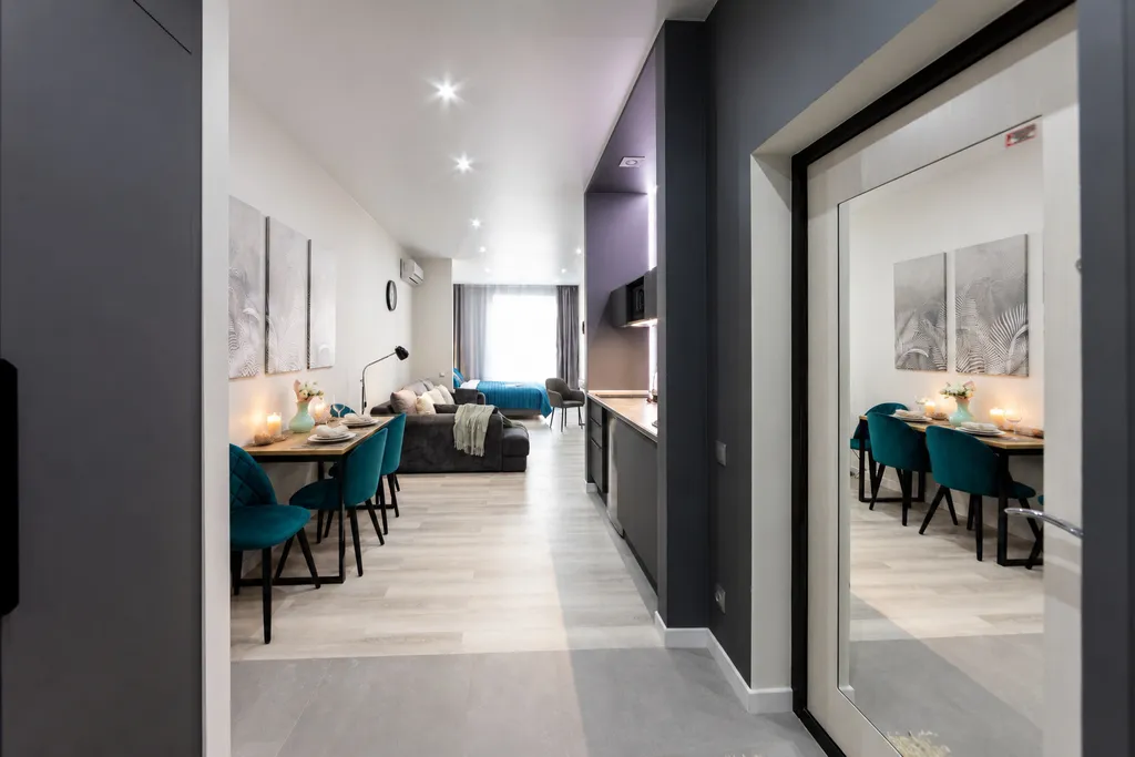 Студия однокомнатная на улице Сакко, 45 м², Тюмень — фото 15