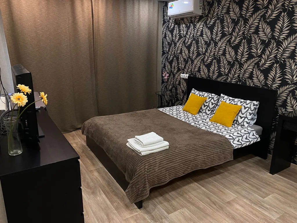 Квартира однокомнатная на улице Кооперативной, 30 м², Орехово-Зуево — спальня, фото 2