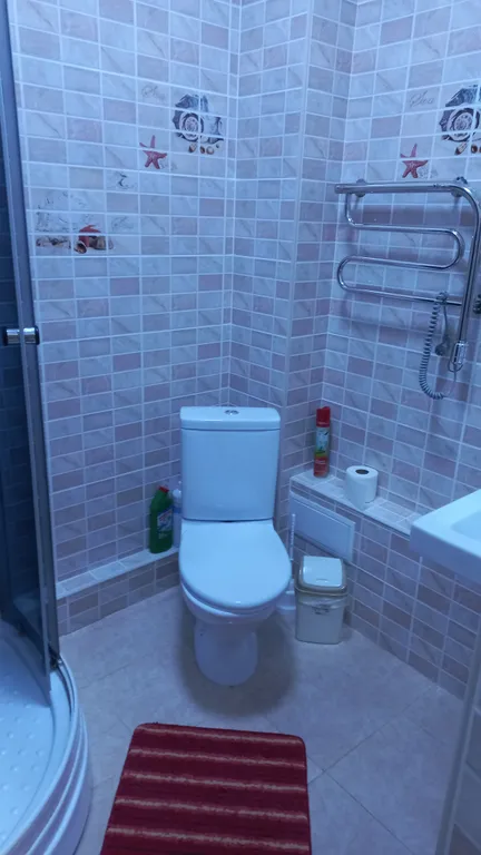 Квартира однокомнатная на улице Крымской, 42 м², Анапа — ванная комната