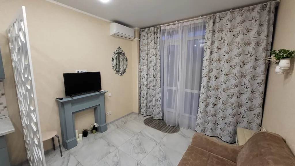 Студия однокомнатная на улице Гоголи, 31 м², Геленджик — спальня