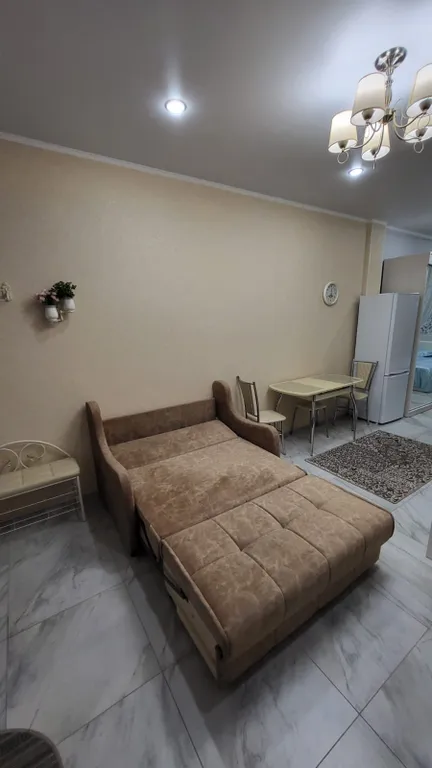 Студия однокомнатная на улице Гоголи, 31 м², Геленджик — спальня, фото 2