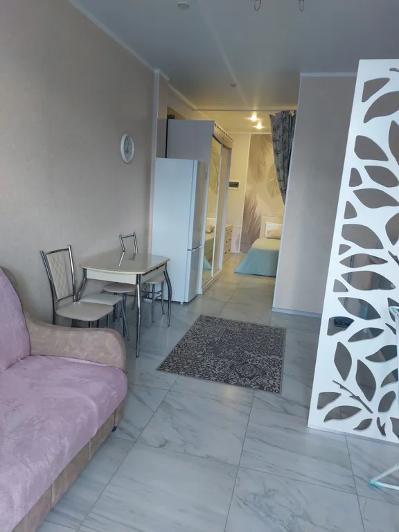 Студия однокомнатная на улице Гоголи, 31 м², Геленджик — спальня, фото 3