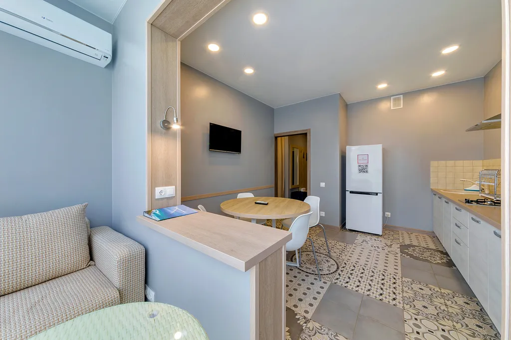 Апартаменты двухкомнатные на улице Туристической, 67 м², Геленджик — фото 6