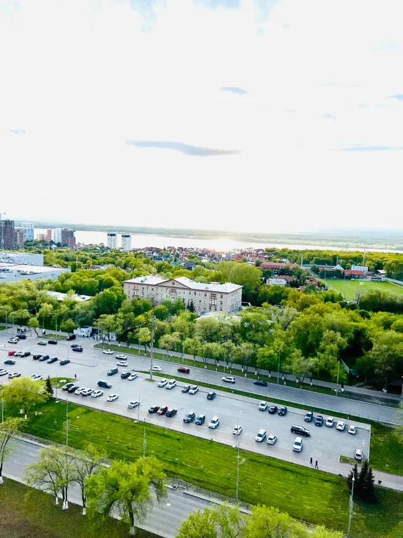 Квартира однокомнатная в Октябрьском, 43 м², Самара — вид из окна, фото 2