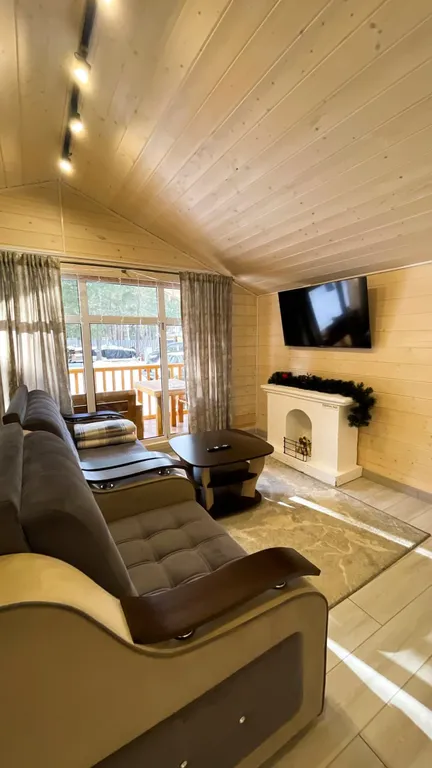 Домики в Архызе, у реки!